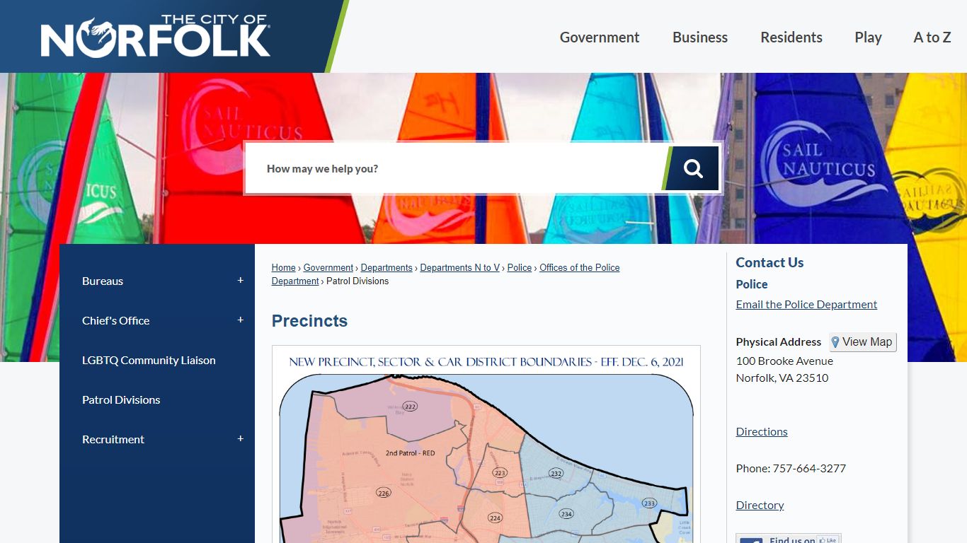 Precincts | City of Norfolk, Virginia - Official Website